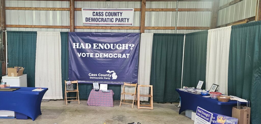 Cass County Fair booth for CCDP